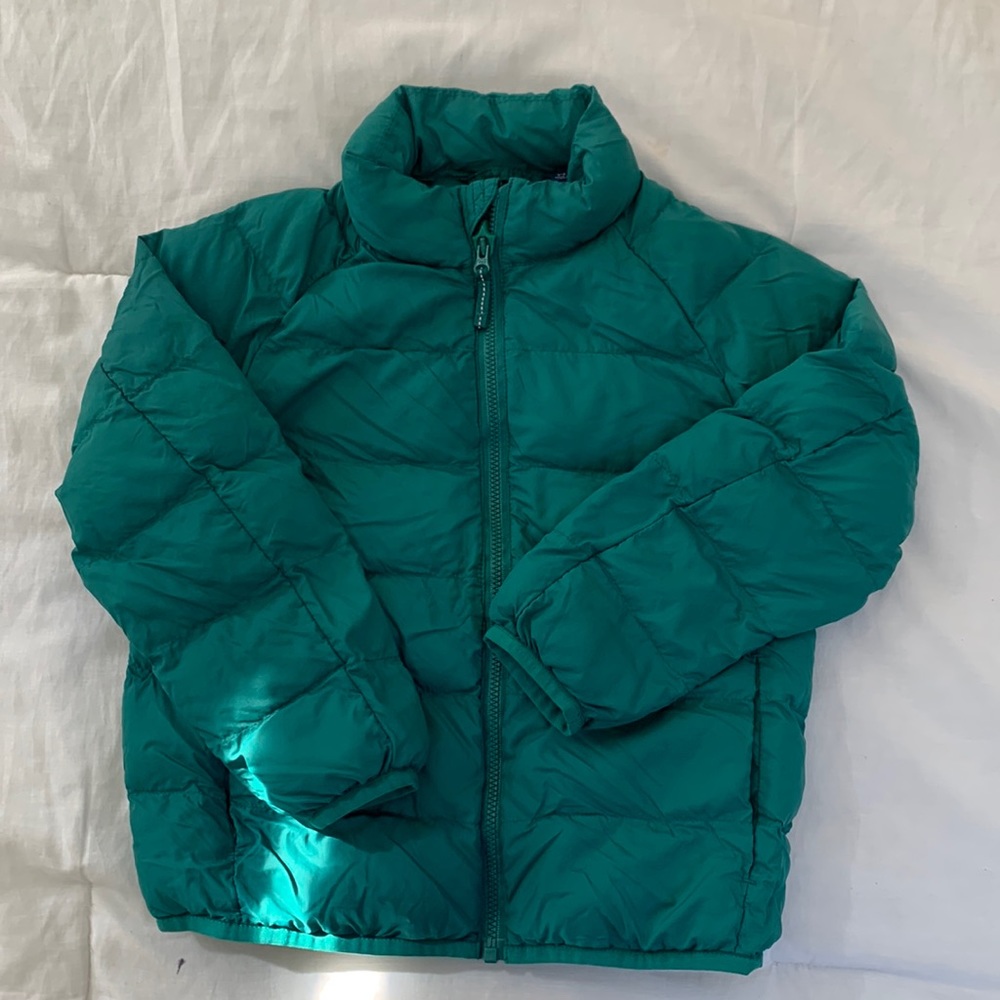 Uniqlo green light puffer 3T- 4T